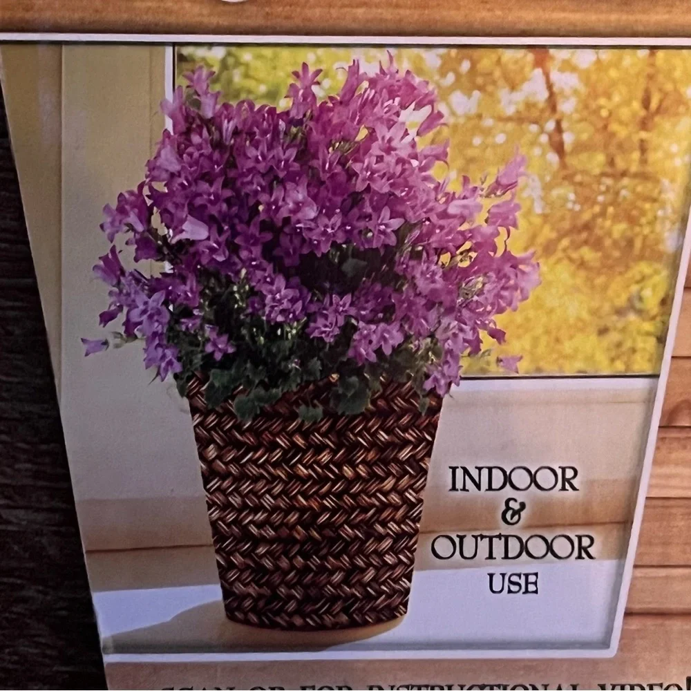 2 pack- Pot Sox Fabric Covers for Pots. Washable Reusable- Indoor/Outdoor. NWT